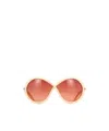 Tom Ford Logo Sunglasses In Red