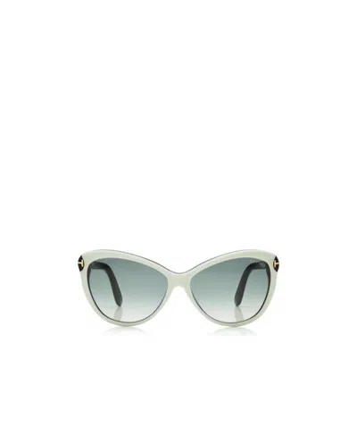 Tom Ford Logo Sunglasses In White