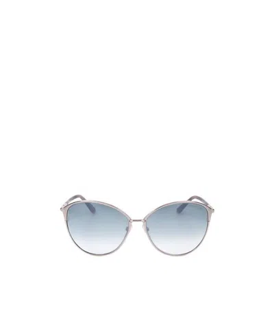 Tom Ford Logo Sunglasses In White