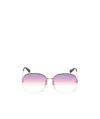 Tom Ford Logo Sunglasses In White