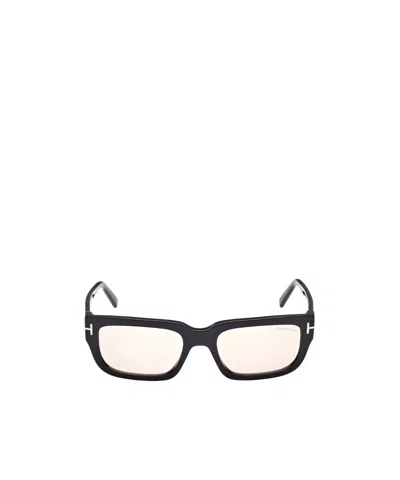 Tom Ford Logo Sunglasses In White