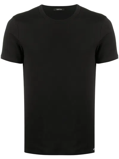 TOM FORD LOGO-TAG JERSEY UNDERWEAR T-SHIRT