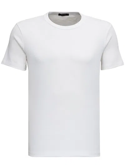Tom Ford Logo-tag Jersey Underwear T-shirt Clothing In White