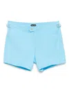 Tom Ford Logo-tag Swim Shorts In 蓝色