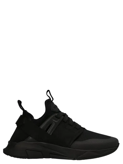 Tom Ford Logo Techno Sneakers Black