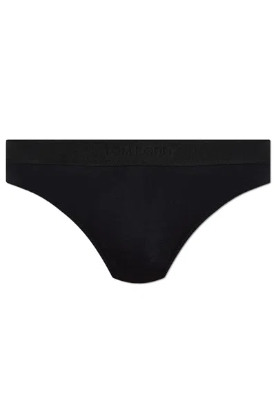 Tom Ford "signature" Thong In Black