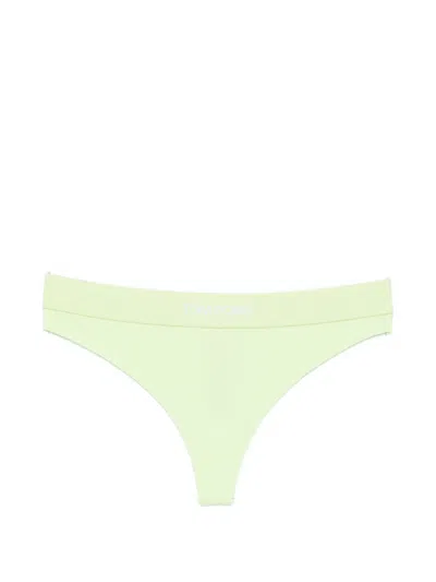Tom Ford Logo Thong In Green