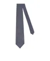 Tom Ford Silk Geometric-pattern Tie In Blue
