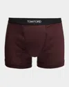 Tom Ford Logo-waistband Boxers In Amethyst
