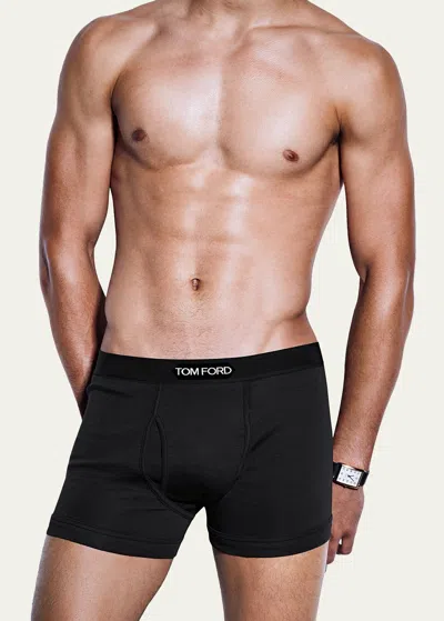 TOM FORD LOGO-TRIM BOXER BRIEFS