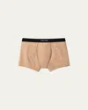 Tom Ford Cotton Blend Boxer Briefs In Nude