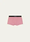 Tom Ford Logo-trim Boxer Briefs In Soft Pink