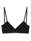 Tom Ford Logo-underband Bra In Black