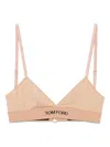 Tom Ford Logo-underband Bra In Neutrals