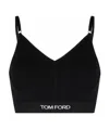 Tom Ford Black Signature Bra In Black