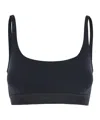 Tom Ford Logo Underband Bralette Bra In Blue