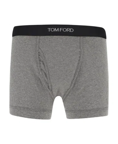 Tom Ford Logo Underwear In Gray