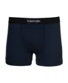 Tom Ford Cotton Stretch Jersey Boxer Briefs In Black