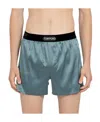 Tom Ford Silk Boxer Panties In Blue