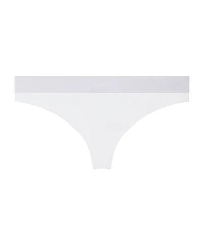 Tom Ford Logo Waist Slip Briefs In White