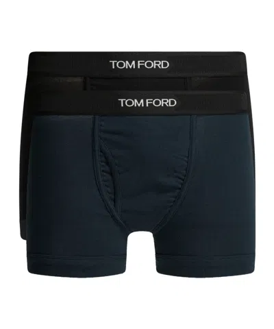 Tom Ford Logo Waistband Boxer Briefs In Multi