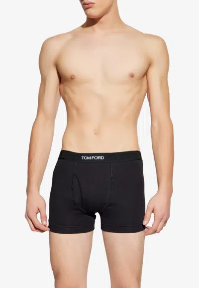 Tom Ford Logo Waistband Boxer Shorts - Set Of 2 In Multi