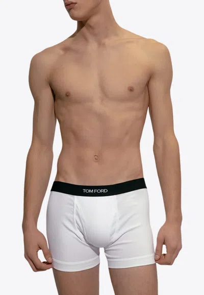 TOM FORD LOGO WAISTBAND BOXERS - SET OF 2
