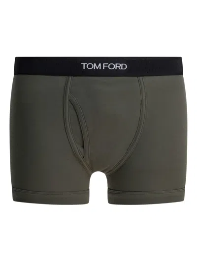Tom Ford Comfortable Boxer Briefs Contoured Pouch In Black