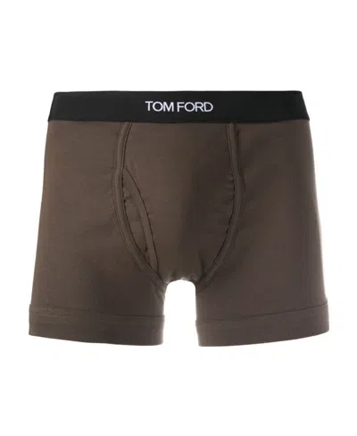 TOM FORD TOM FORD LOGO WAISTBAND BOXER BRIEFS