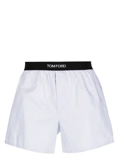 TOM FORD LOGO-WAISTBAND BOXERS