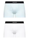Tom Ford Logo-waistband Boxers (pack Of Two) In White