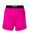 Tom Ford Logo-waistband Boxers In Pink