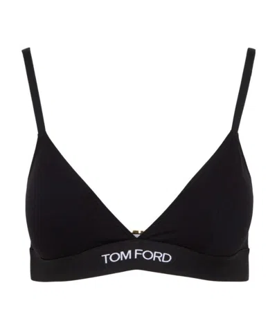 TOM FORD TOM FORD LOGO WAISTBAND BRA