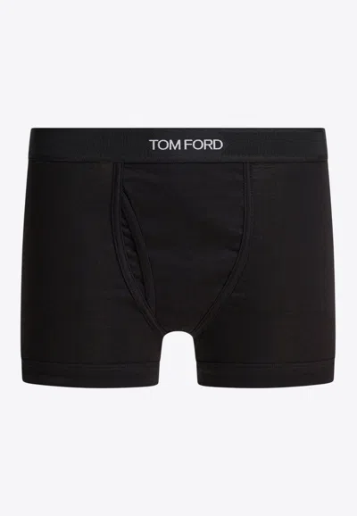 TOM FORD LOGO WAISTBAND BRIEF BOXERS