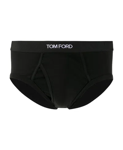 TOM FORD TOM FORD LOGO EMBROIDERED BRIEFS