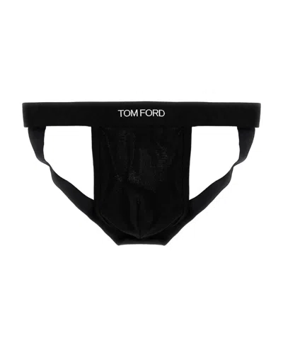TOM FORD TOM FORD LOGO-WAISTBAND STRETCHED BRIEFS