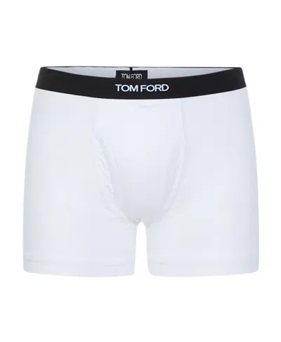 TOM FORD TOM FORD PACK OF TWO LOGO WAISTBAND STRETCHED BRIEFS