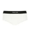 Tom Ford Two-pack Stretch Cotton And Modal-blend Briefs In White