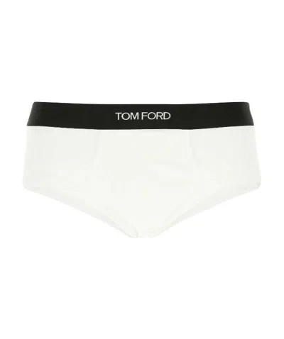 TOM FORD TOM FORD PACK OF TWO LOGO WAISTBAND BRIEFS