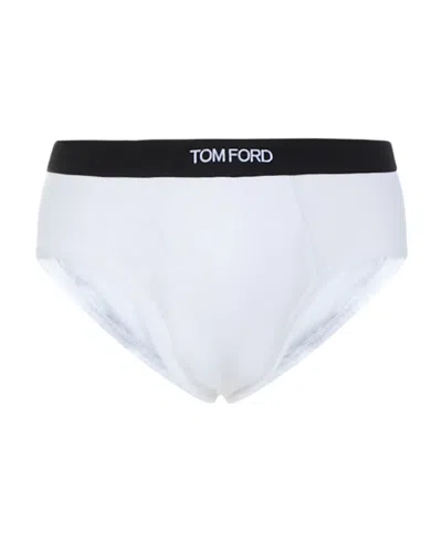 TOM FORD TOM FORD LOGO WAISTBAND PACK OF TWO BRIEFS