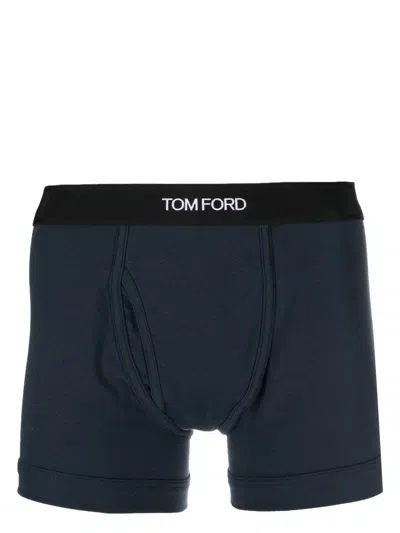 Tom Ford Logo-waistband Cotton Boxer Briefs