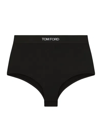 TOM FORD TOM FORD LOGO-WAISTBAND STRETCHED BRIEFS