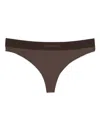 Tom Ford Slip With Logoed Elastic Band In Brown