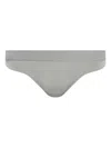 Tom Ford Logo-waistband Thong In Gray