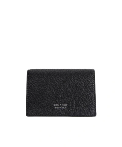 Tom Ford Logo Wallet In Black
