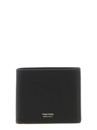 Tom Ford Logo Wallet In Brown