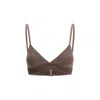 Tom Ford Triangle Bra Top In Brown