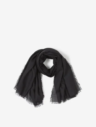 TOM FORD TOM FORD LOGO WOOL SCARF