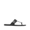 Tom Ford Flat Sandals Open Toe Single Strap In Black