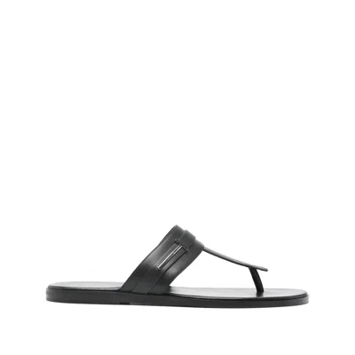 Tom Ford Flat Sandals Open Toe Single Strap In Black